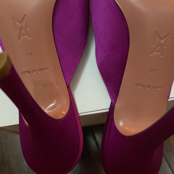 Amina Muaddi Begum Satin - Picture 2 of 9